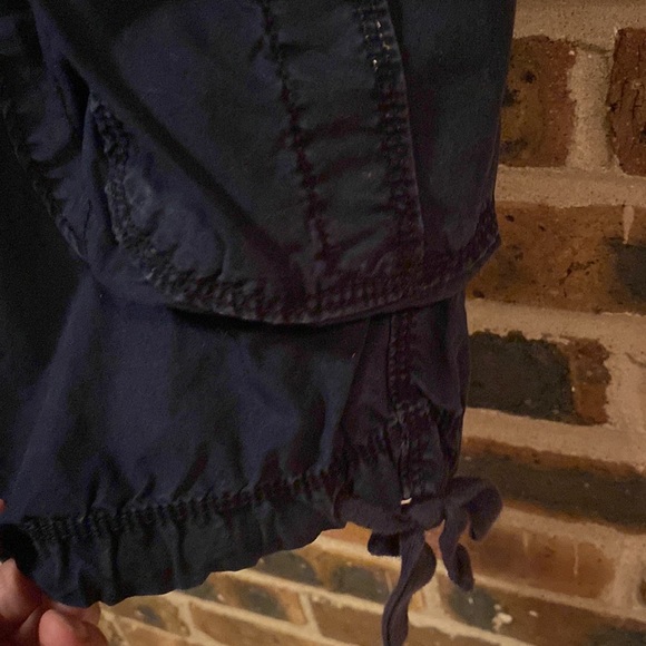 Polo Jeans Ralph Lauren cargo capris shorts, blue, Women’s sized 6 - Picture 7 of 8